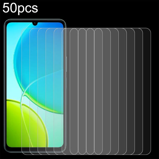 50pcs 0.26mm 9H 2.5D Tempered Glass Film