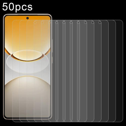 50pcs 0.26mm 9H 2.5D Tempered Glass Film