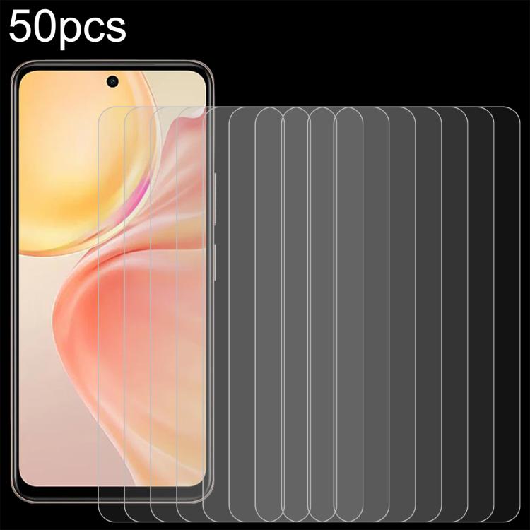 50pcs 0.26mm 9H 2.5D Tempered Glass Film, For vivo X200s, For vivo T4, For vivo iQOO Z10, For vivo Y300t / iQOO Z10x, For vivo V50 Lite 4G, For vivo Y300i, For vivo Y39 5G, For vivo V50 Lite 5G, For vivo T4x, For vivo Y29s 5G, For vivo iQOO Neo 10R    ...