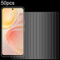 50pcs 0.26mm 9H 2.5D Tempered Glass Film, For vivo X200s, For vivo T4, For vivo iQOO Z10, For vivo Y300t / iQOO Z10x, For vivo V50 Lite 4G, For vivo Y300i, For vivo Y39 5G, For vivo V50 Lite 5G, For vivo T4x, For vivo Y29s 5G, For vivo iQOO Neo 10R    ...