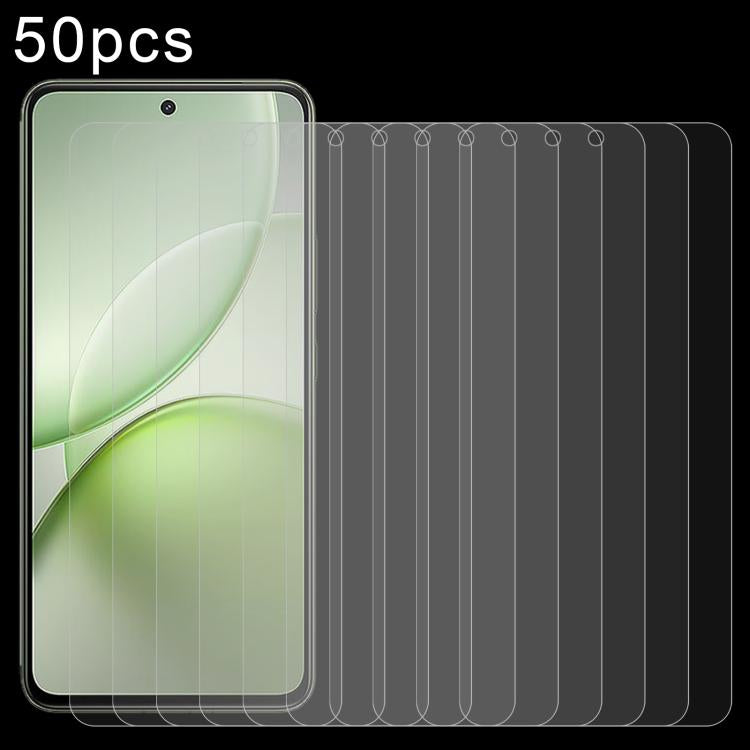 50pcs 0.26mm 9H 2.5D Tempered Glass Film