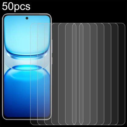 50pcs 0.26mm 9H 2.5D Tempered Glass Film, For vivo Y05 4G, For vivo iQOO 15R 5G, For vivo iQOO Z11 Turbo 5G, For vivo Y31d 4G, For vivo Y500i 5G, For vivo S50 Pro mini 5G, For vivo S50 5G, For vivo V60e 5G, For vivo Y500 Pro 5G, For vivo Y19s 5G       ...