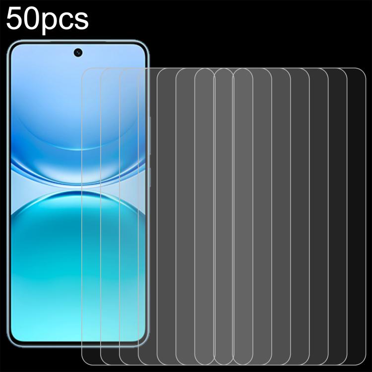 50pcs 0.26mm 9H 2.5D Tempered Glass Film