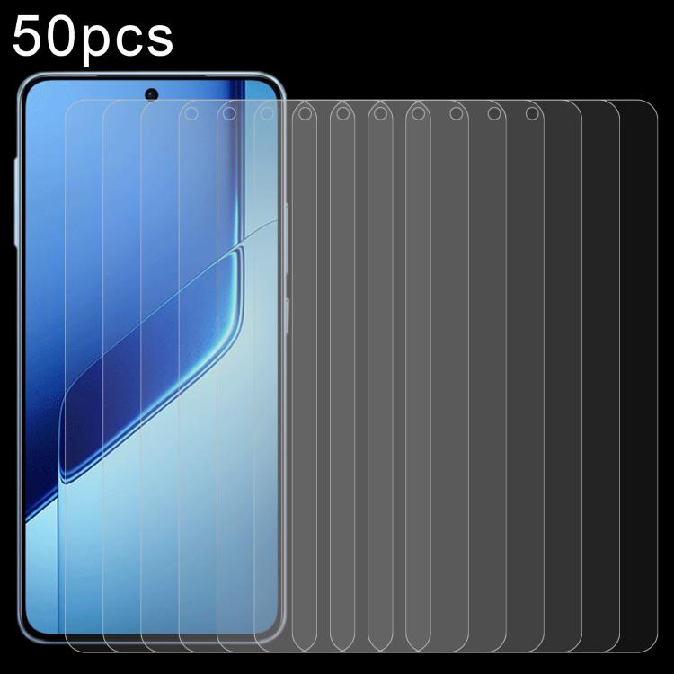 50pcs 0.26mm 9H 2.5D Tempered Glass Film, For vivo Y05 4G, For vivo iQOO 15R 5G, For vivo iQOO Z11 Turbo 5G, For vivo Y31d 4G, For vivo Y500i 5G, For vivo S50 Pro mini 5G, For vivo S50 5G, For vivo V60e 5G, For vivo Y500 Pro 5G, For vivo Y19s 5G       ...