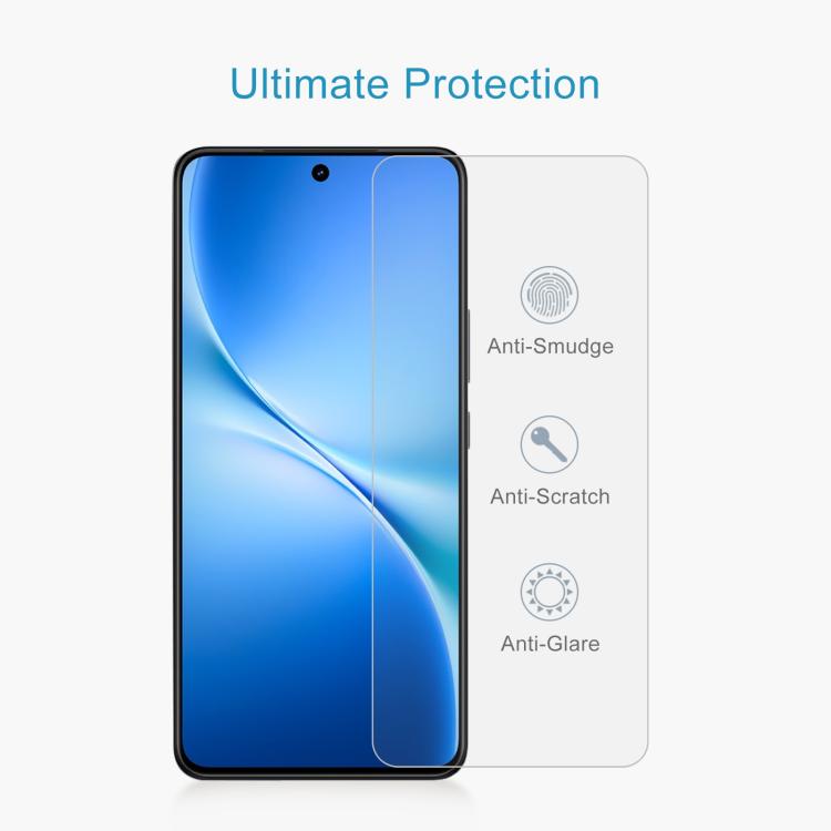 50pcs 0.26mm 9H 2.5D Tempered Glass Film, For vivo V60 Lite 4G, For vivo Y31 Pro 5G, For vivo Y31 5G 2025, For vivo V60 Lite 5G, For vivo iQOO Neo10 Pro+ 5G, For vivo iQOO Z10 Lite 4G, For vivo Y500 5G, For vivo T4 Pro 5G, For vivo iQOO Z10R           ...