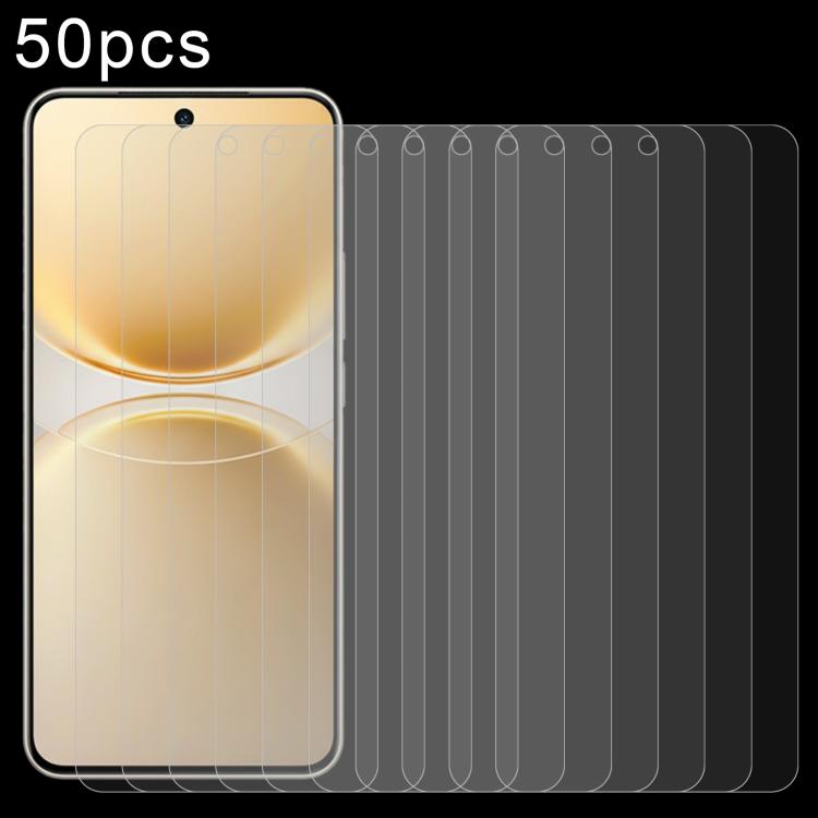 50pcs 0.26mm 9H 2.5D Tempered Glass Film, For vivo Y05 4G, For vivo iQOO 15R 5G, For vivo iQOO Z11 Turbo 5G, For vivo Y31d 4G, For vivo Y500i 5G, For vivo S50 Pro mini 5G, For vivo S50 5G, For vivo V60e 5G, For vivo Y500 Pro 5G, For vivo Y19s 5G       ...
