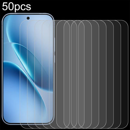50pcs 0.26mm 9H 2.5D Tempered Glass Film, For vivo Y05 4G, For vivo iQOO 15R 5G, For vivo iQOO Z11 Turbo 5G, For vivo Y31d 4G, For vivo Y500i 5G, For vivo S50 Pro mini 5G, For vivo S50 5G, For vivo V60e 5G, For vivo Y500 Pro 5G, For vivo Y19s 5G       ...