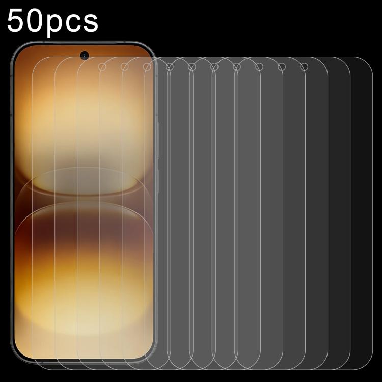 50pcs 0.26mm 9H 2.5D Tempered Glass Film, For vivo Y05 4G, For vivo iQOO 15R 5G, For vivo iQOO Z11 Turbo 5G, For vivo Y31d 4G, For vivo Y500i 5G, For vivo S50 Pro mini 5G, For vivo S50 5G, For vivo V60e 5G, For vivo Y500 Pro 5G, For vivo Y19s 5G       ...