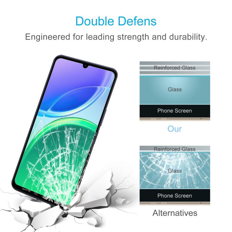 50pcs 0.26mm 9H 2.5D Tempered Glass Film, For vivo Y05 4G, For vivo iQOO 15R 5G, For vivo iQOO Z11 Turbo 5G, For vivo Y31d 4G, For vivo Y500i 5G, For vivo S50 Pro mini 5G, For vivo S50 5G, For vivo V60e 5G, For vivo Y500 Pro 5G, For vivo Y19s 5G       ...