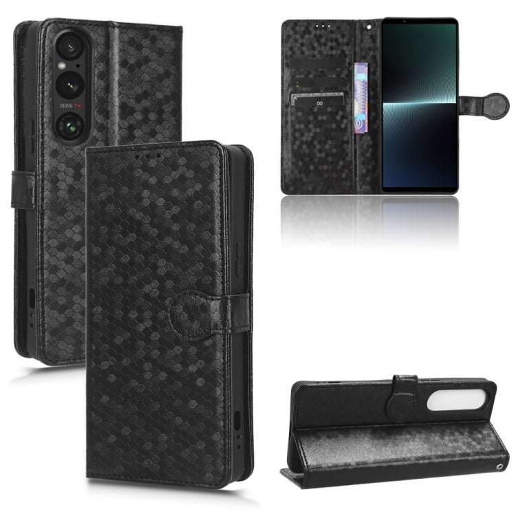 Honeycomb Dot Texture Leather Phone Case