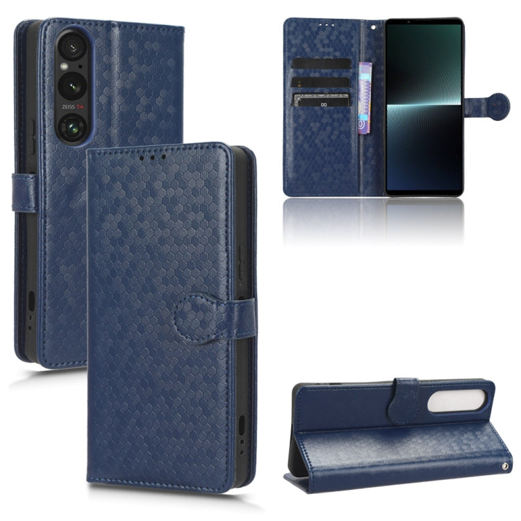 Honeycomb Dot Texture Leather Phone Case
