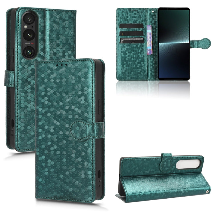 Honeycomb Dot Texture Leather Phone Case