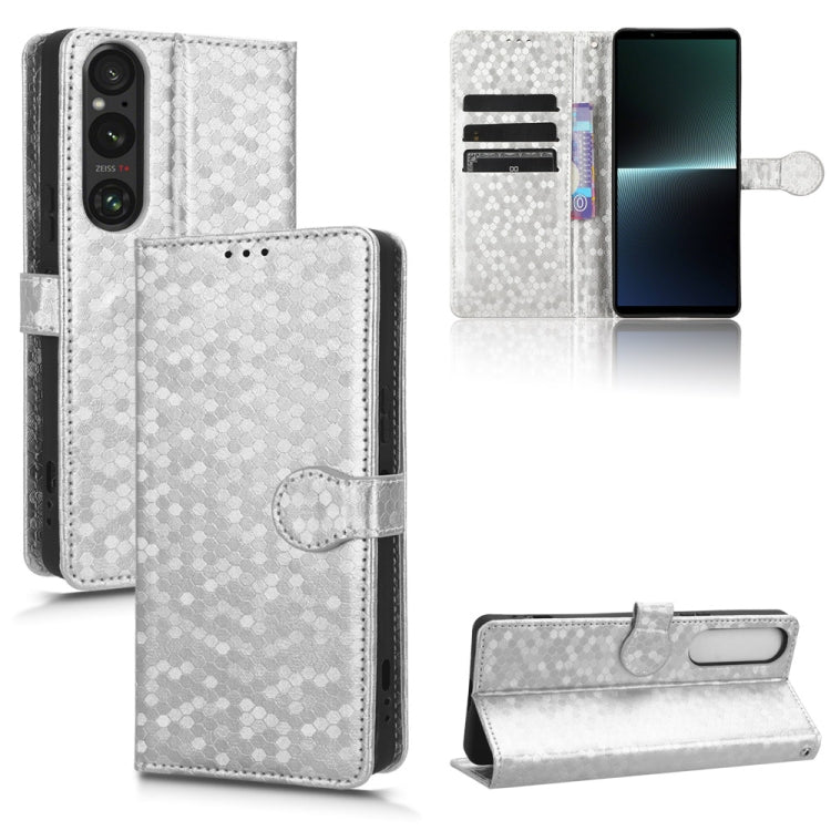 Honeycomb Dot Texture Leather Phone Case