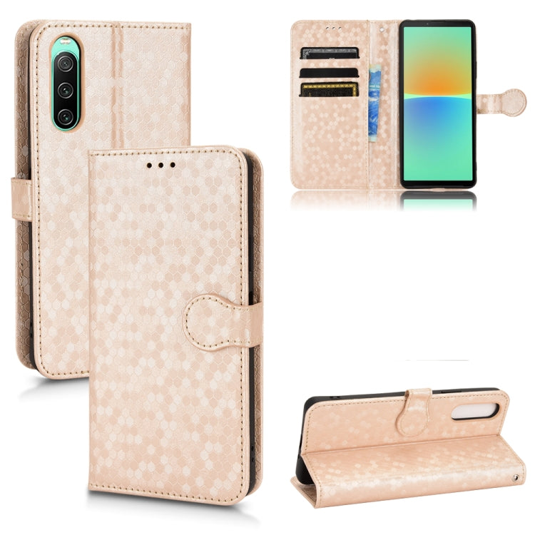 Honeycomb Dot Texture Leather Phone Case