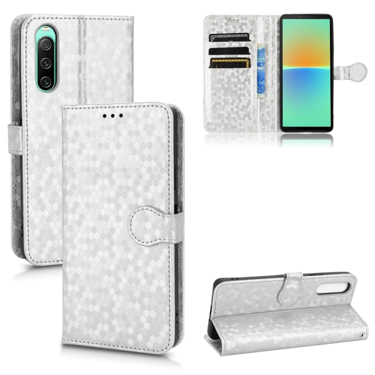 Honeycomb Dot Texture Leather Phone Case