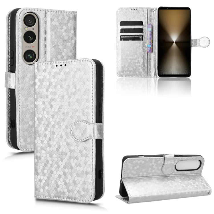 Honeycomb Dot Texture Leather Phone Case