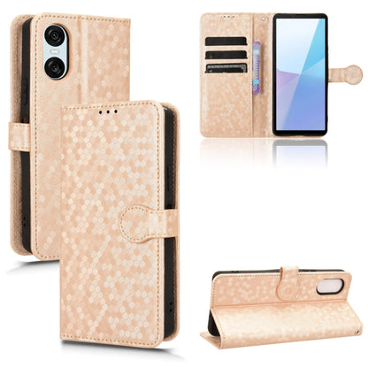 Honeycomb Dot Texture Leather Phone Case