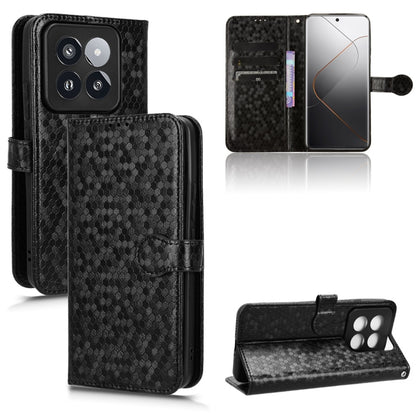 Honeycomb Dot Texture Leather Phone Case, For Xiaomi 14 Ultra, For Xiaomi Redmi 13C / Poco C65, For Xiaomi 14 Pro, For Xiaomi Redmi Note 13 Pro+ 5G