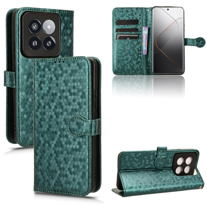 Honeycomb Dot Texture Leather Phone Case, For Xiaomi 14 Ultra, For Xiaomi Redmi 13C / Poco C65, For Xiaomi 14 Pro, For Xiaomi Redmi Note 13 Pro+ 5G