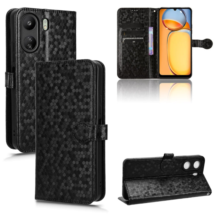Honeycomb Dot Texture Leather Phone Case, For Xiaomi 14 Ultra, For Xiaomi Redmi 13C / Poco C65, For Xiaomi 14 Pro, For Xiaomi Redmi Note 13 Pro+ 5G