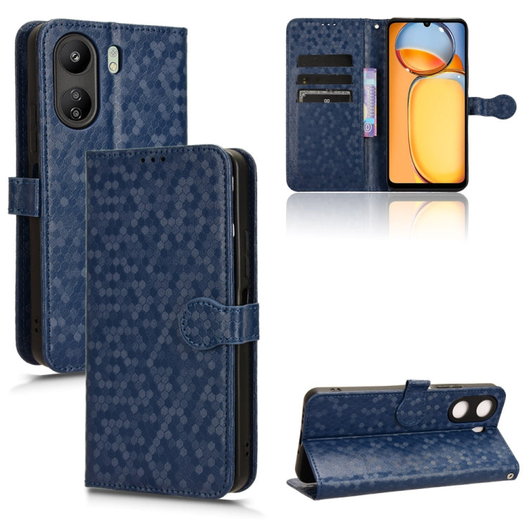 Honeycomb Dot Texture Leather Phone Case, For Xiaomi 14 Ultra, For Xiaomi Redmi 13C / Poco C65, For Xiaomi 14 Pro, For Xiaomi Redmi Note 13 Pro+ 5G