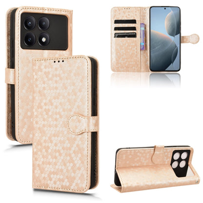 Honeycomb Dot Texture Leather Phone Case, For Xiaomi Redmi Note 13 Pro 4G Global, For Xiaomi Redmi Note 13 4G, For Xiaomi Redmi 13C 5G / 4G, For Xiaomi Poco X6 Pro / Redmi K70E 5G