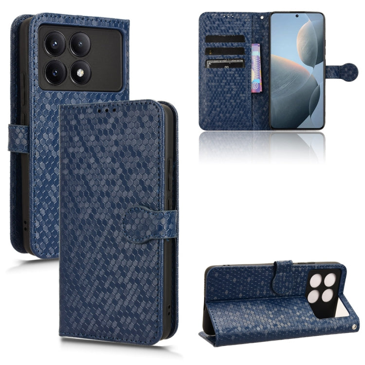 Honeycomb Dot Texture Leather Phone Case, For Xiaomi Redmi Note 13 Pro 4G Global, For Xiaomi Redmi Note 13 4G, For Xiaomi Redmi 13C 5G / 4G, For Xiaomi Poco X6 Pro / Redmi K70E 5G