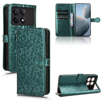 Honeycomb Dot Texture Leather Phone Case, For Xiaomi Redmi Note 13 Pro 4G Global, For Xiaomi Redmi Note 13 4G, For Xiaomi Redmi 13C 5G / 4G, For Xiaomi Poco X6 Pro / Redmi K70E 5G