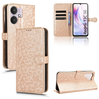 Honeycomb Dot Texture Leather Phone Case, For Xiaomi Redmi Note 13 Pro 4G Global, For Xiaomi Redmi Note 13 4G, For Xiaomi Redmi 13C 5G / 4G, For Xiaomi Poco X6 Pro / Redmi K70E 5G