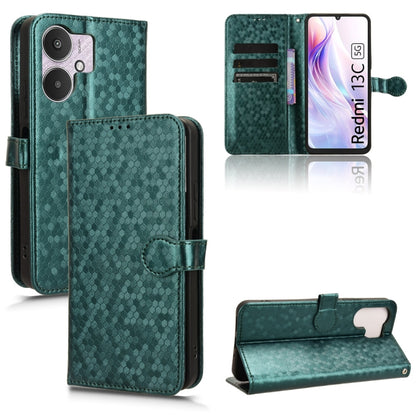 Honeycomb Dot Texture Leather Phone Case, For Xiaomi Redmi Note 13 Pro 4G Global, For Xiaomi Redmi Note 13 4G, For Xiaomi Redmi 13C 5G / 4G, For Xiaomi Poco X6 Pro / Redmi K70E 5G