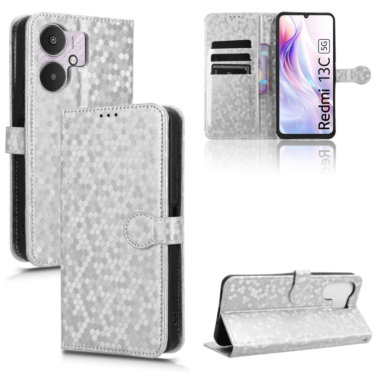 Honeycomb Dot Texture Leather Phone Case, For Xiaomi Redmi Note 13 Pro 4G Global, For Xiaomi Redmi Note 13 4G, For Xiaomi Redmi 13C 5G / 4G, For Xiaomi Poco X6 Pro / Redmi K70E 5G