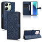 Honeycomb Dot Texture Leather Phone Case, For Xiaomi Redmi Note 13 Pro 4G Global, For Xiaomi Redmi Note 13 4G, For Xiaomi Redmi 13C 5G / 4G, For Xiaomi Poco X6 Pro / Redmi K70E 5G