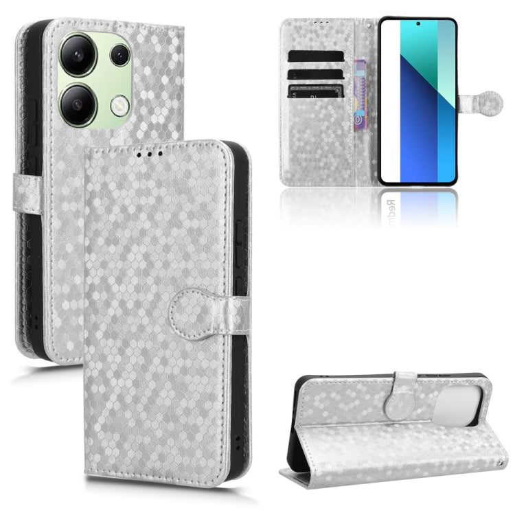 Honeycomb Dot Texture Leather Phone Case, For Xiaomi Redmi Note 13 Pro 4G Global, For Xiaomi Redmi Note 13 4G, For Xiaomi Redmi 13C 5G / 4G, For Xiaomi Poco X6 Pro / Redmi K70E 5G