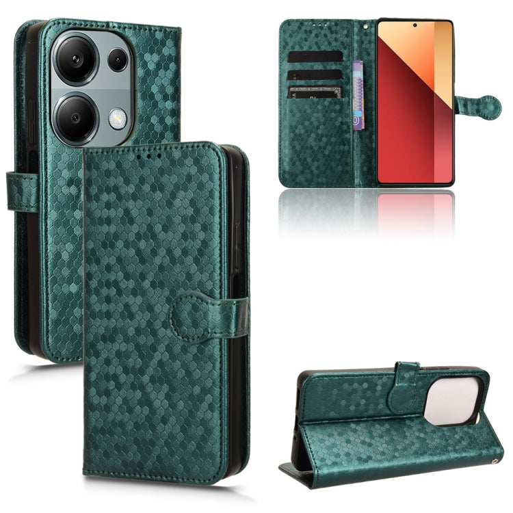 Honeycomb Dot Texture Leather Phone Case, For Xiaomi Poco F6 /Redmi Turbo 3, For Xiaomi Civi 4 Pro, For Xiaomi Poco M6 Pro 4G, For Xiaomi Redmi A3
