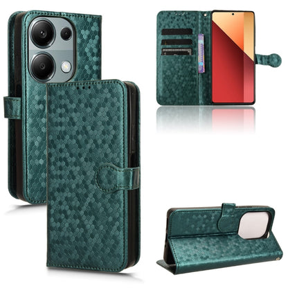 Honeycomb Dot Texture Leather Phone Case, For Xiaomi Poco F6 /Redmi Turbo 3, For Xiaomi Civi 4 Pro, For Xiaomi Poco M6 Pro 4G, For Xiaomi Redmi A3