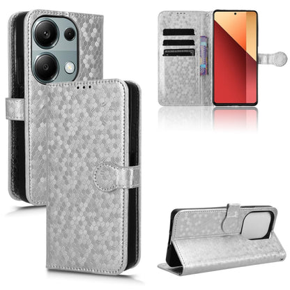 Honeycomb Dot Texture Leather Phone Case, For Xiaomi Poco F6 /Redmi Turbo 3, For Xiaomi Civi 4 Pro, For Xiaomi Poco M6 Pro 4G, For Xiaomi Redmi A3