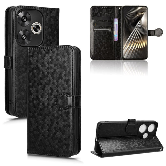 Honeycomb Dot Texture Leather Phone Case, For Xiaomi Poco F6 /Redmi Turbo 3, For Xiaomi Civi 4 Pro, For Xiaomi Poco M6 Pro 4G, For Xiaomi Redmi A3