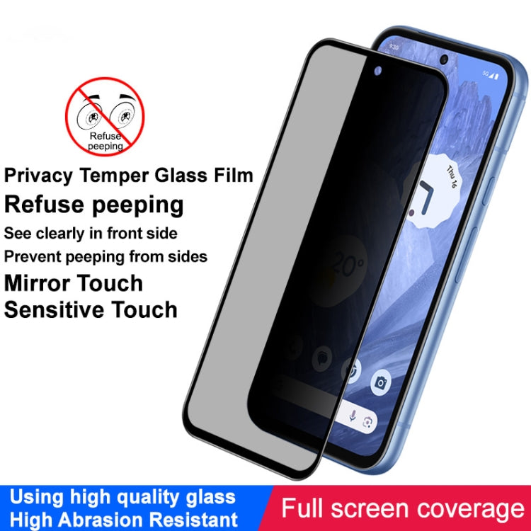imak HD Full Screen Anti-spy Tempered Glass Protective Film, For Google Pixel 8a, For Google Pixel 8 Pro, For Google Pixel 8, For Google Pixel 7a, For Google Pixel 7 5G
