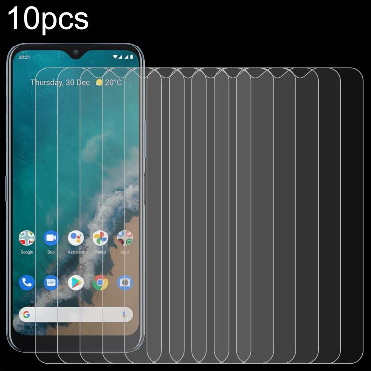 10pcs 0.26mm 9H 2.5D Tempered Glass Film, For Nokia C50 5G, For Nokia C210, For Nokia G310, For Nokia G42, For Nokia C300, For Nokia C110