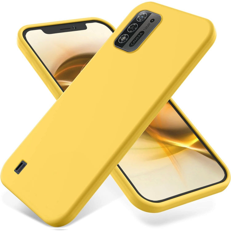 Pure Color Liquid Silicone Shockproof Phone Case, For ZTE Blade A52 Lite, For ZTE Blade A53, For ZTE Blade V41 Smart