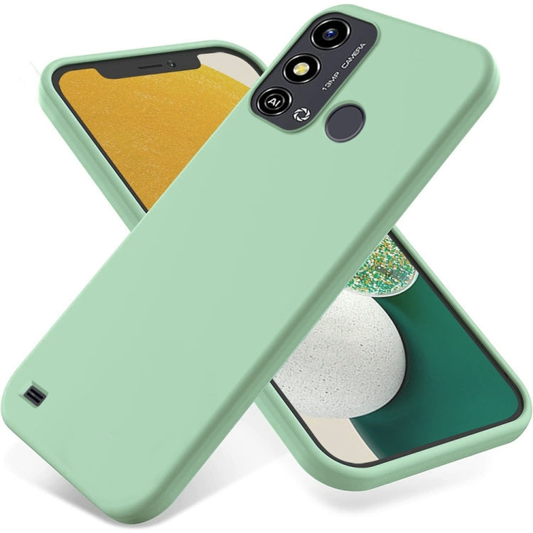 Pure Color Liquid Silicone Shockproof Phone Case, For ZTE Blade A52 Lite, For ZTE Blade A53, For ZTE Blade V41 Smart