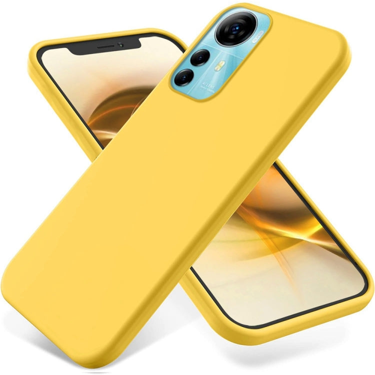 Pure Color Liquid Silicone Shockproof Phone Case, For ZTE Blade A52 Lite, For ZTE Blade A53, For ZTE Blade V41 Smart
