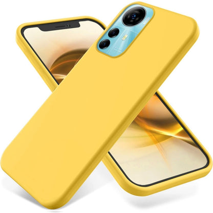 Pure Color Liquid Silicone Shockproof Phone Case, For ZTE Blade A52 Lite, For ZTE Blade A53, For ZTE Blade V41 Smart