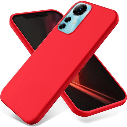Pure Color Liquid Silicone Shockproof Phone Case, For ZTE Blade A52 Lite, For ZTE Blade A53, For ZTE Blade V41 Smart