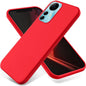 Pure Color Liquid Silicone Shockproof Phone Case, For ZTE Blade A52 Lite, For ZTE Blade A53, For ZTE Blade V41 Smart