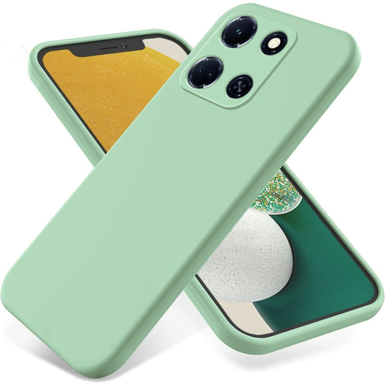 Pure Color Liquid Silicone Shockproof Phone Case