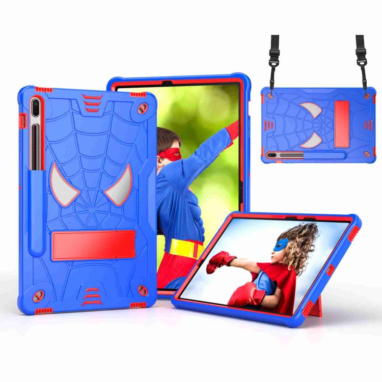 Spider Texture Silicone Hybrid PC Tablet Case with Shoulder Strap, Series 2