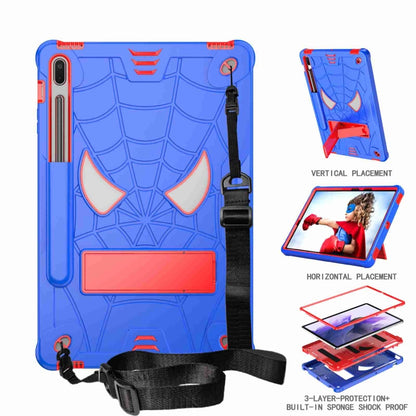 Spider Texture Silicone Hybrid PC Tablet Case with Shoulder Strap