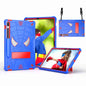 Spider Texture Silicone Hybrid PC Tablet Case with Shoulder Strap