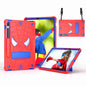 Spider Texture Silicone Hybrid PC Tablet Case with Shoulder Strap